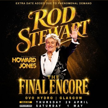 ROD STEWART, OVO HYDRO GLASGOW, SATURDAY 1ST MAY 2027